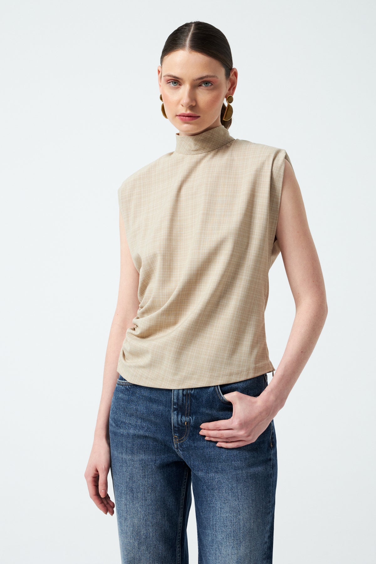 1YA2BL0053 - 313 BLUZ BEJ