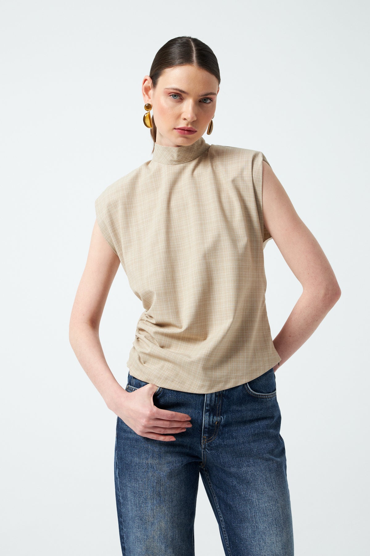 1YA2BL0053 - 313 BLUZ BEJ