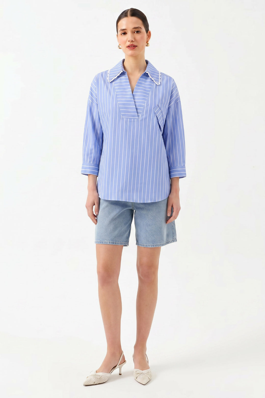 1YA2BL0056 - 350 BLUZ MAVİ