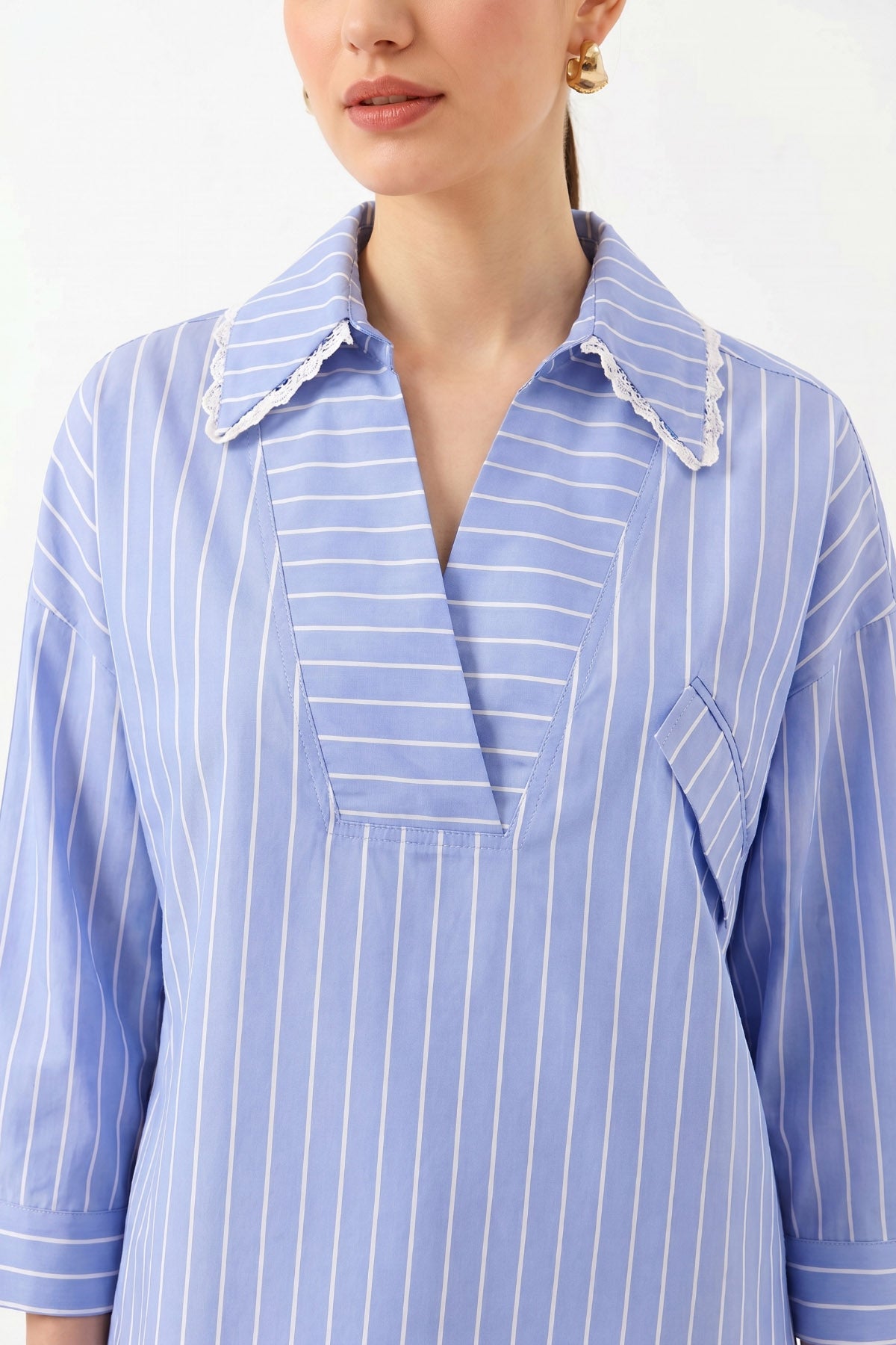 1YA2BL0056 - 350 BLUZ MAVİ