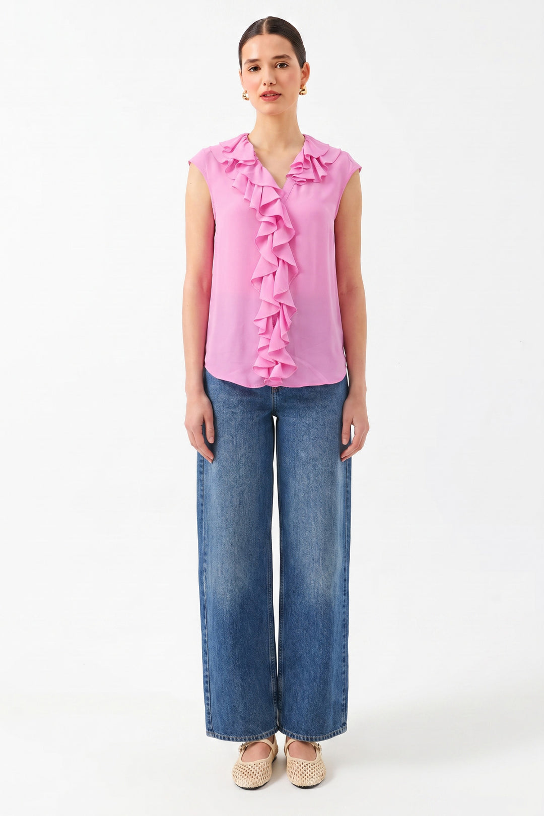 1YA2BL0091 - 094 BLUZ PEMBE