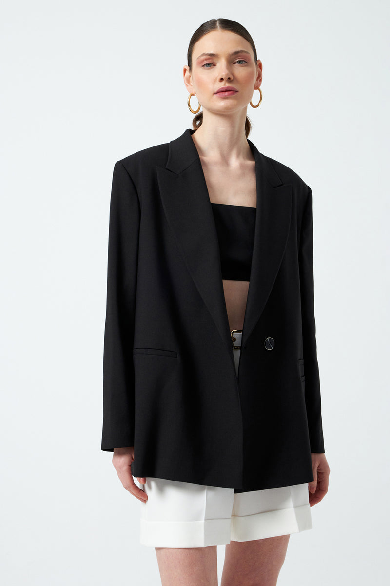 1YA2CK0033 - 318 CEKET SİYAH