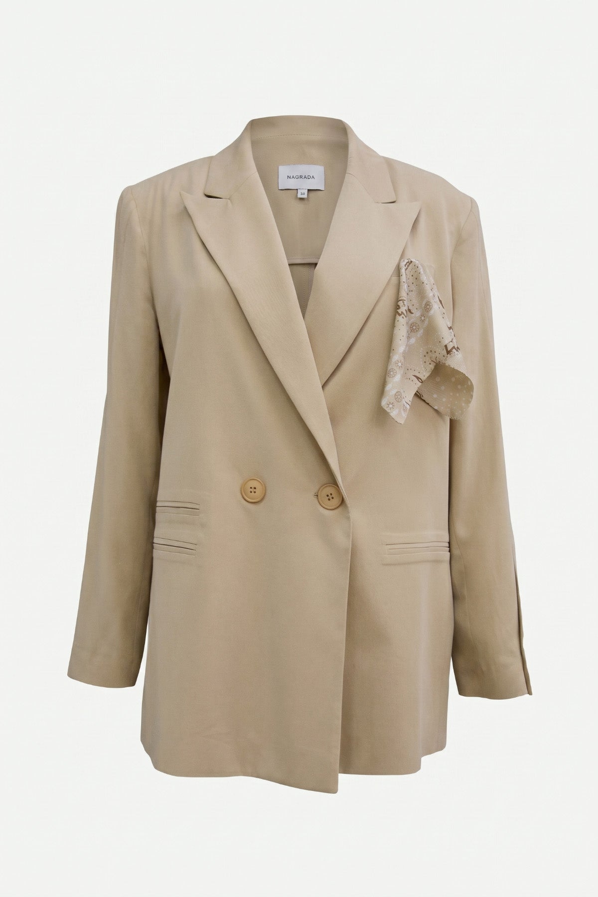 Oversize Uzun Kollu Ceket CAMEL