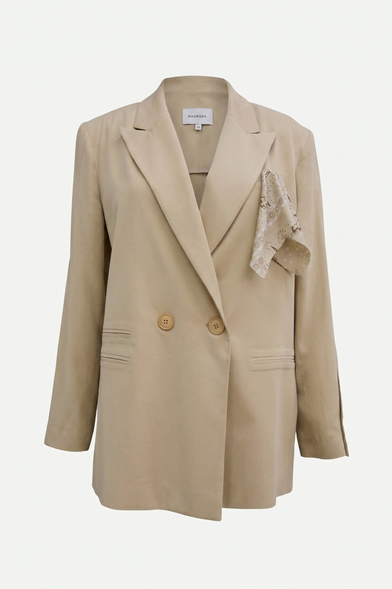 Oversize Uzun Kollu Ceket CAMEL