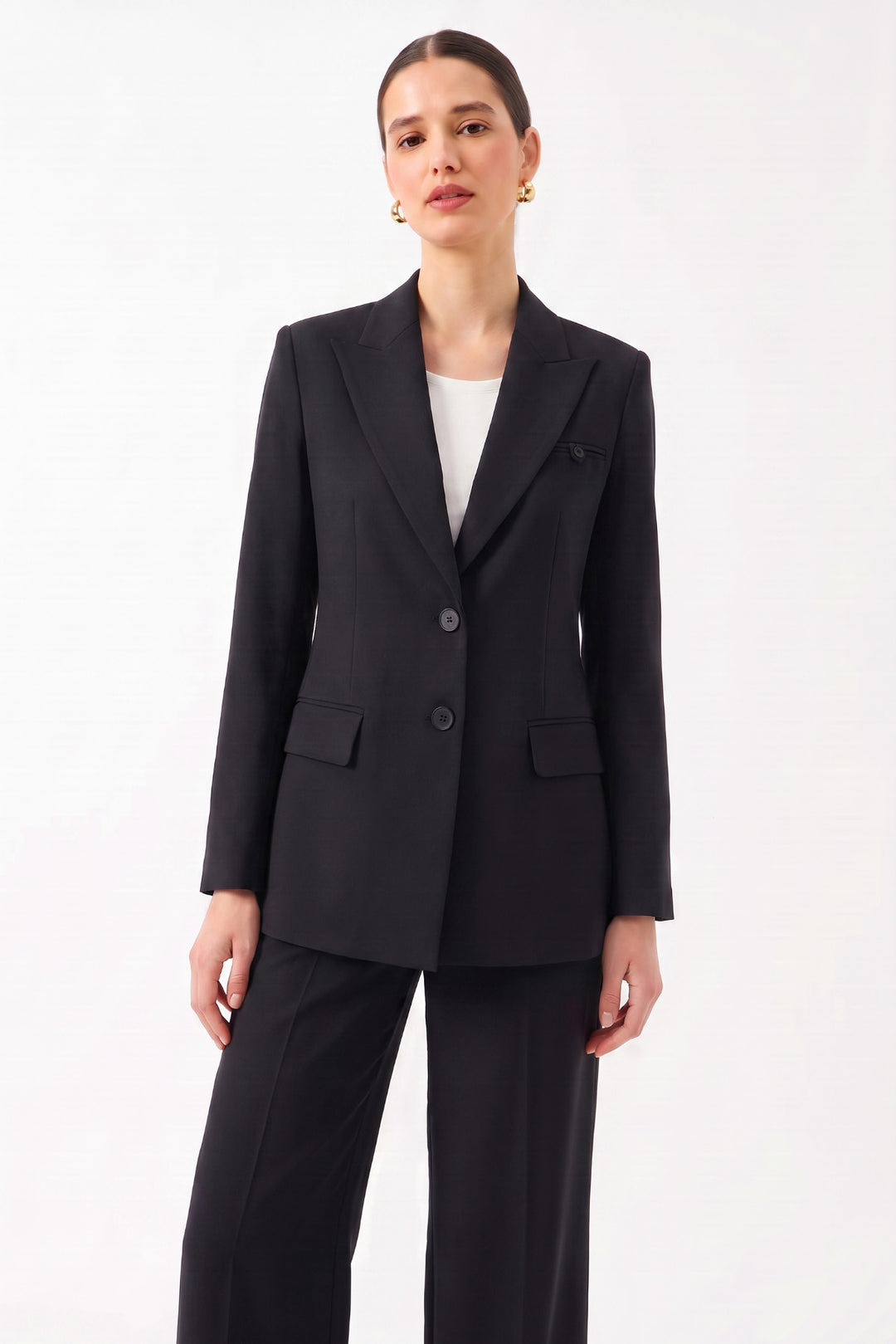 Klasik Kesim Blazer Ceket SİYAH