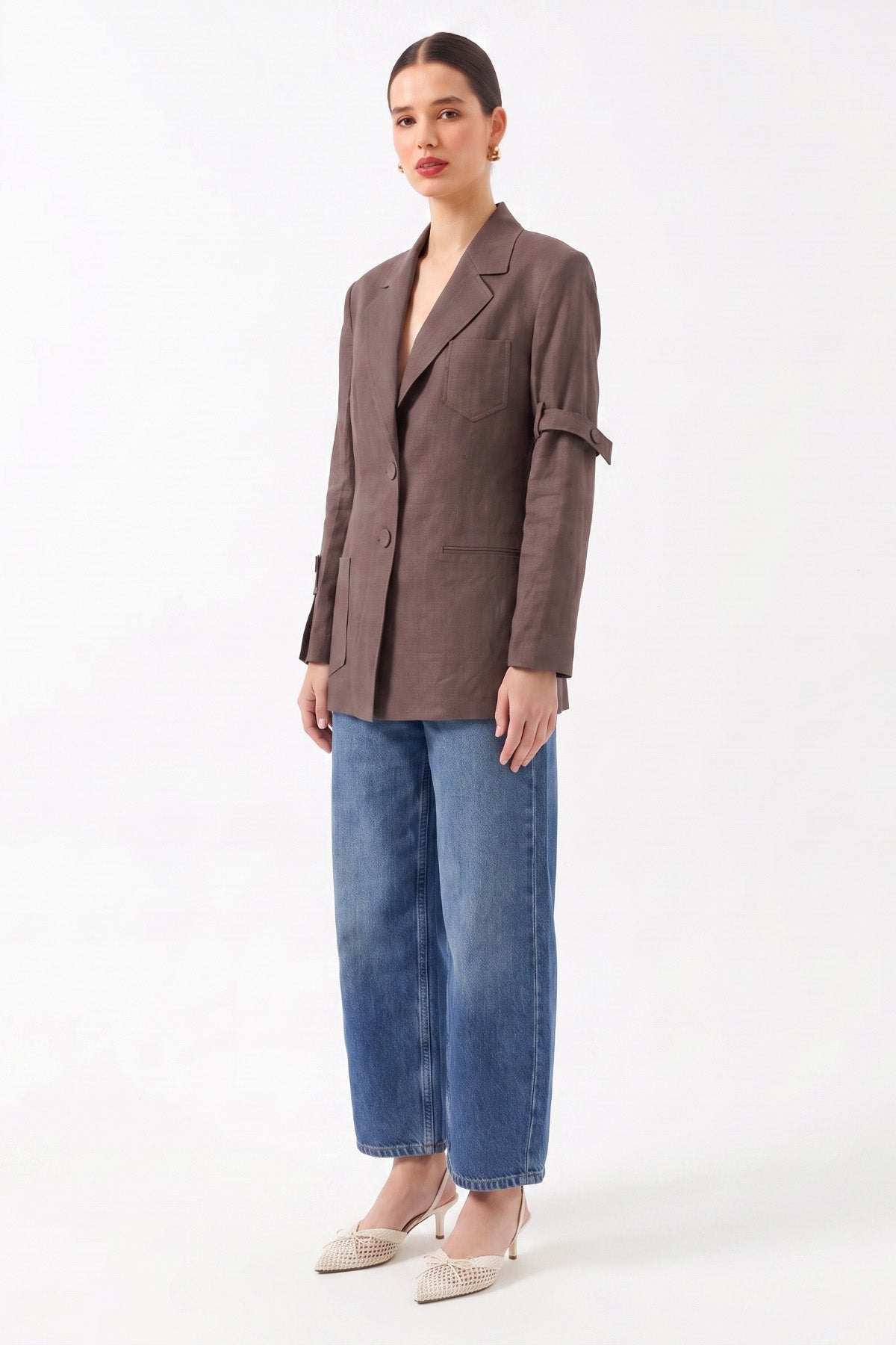 1YA2CK0069 - 305 CEKET KAHVERENGİ