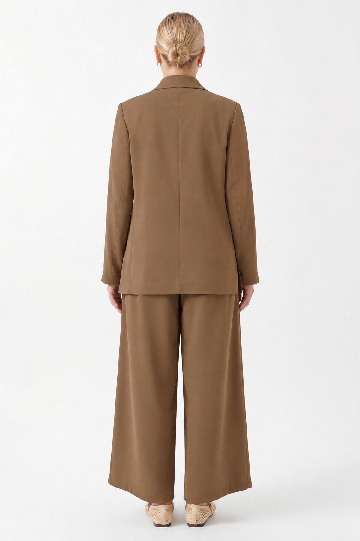 Oversize Uzun Kollu Ceket CAMEL