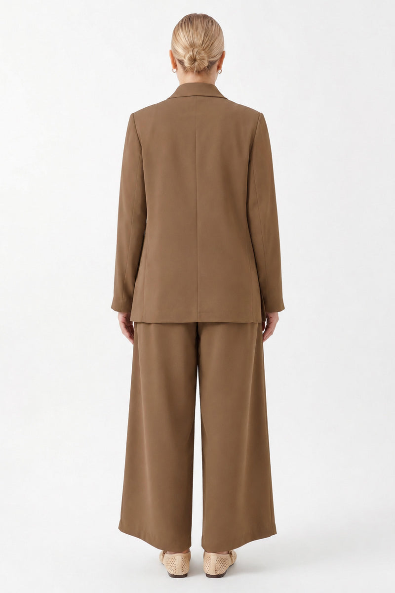Oversize Uzun Kollu Ceket CAMEL