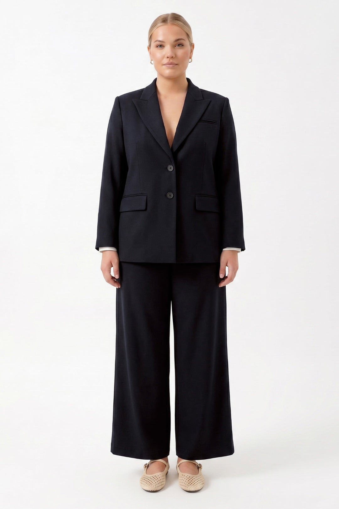 Oversize Uzun Kollu Ceket SİYAH