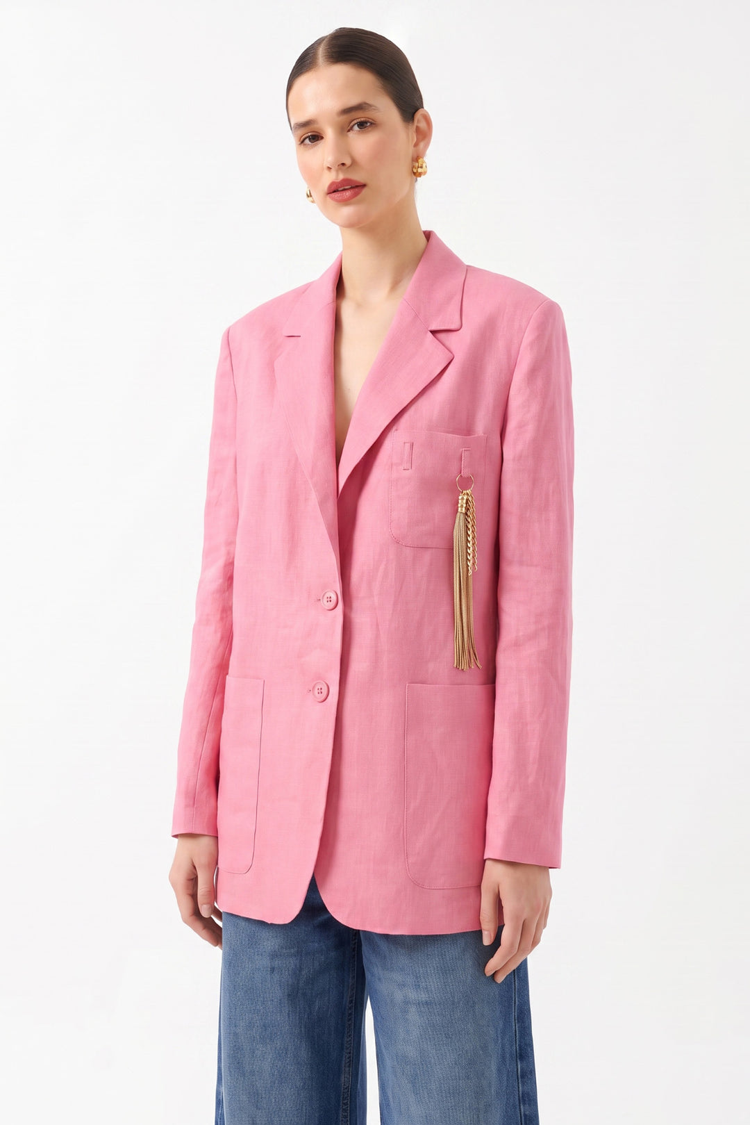 1YA2CK0079 - 305 CEKET PEMBE