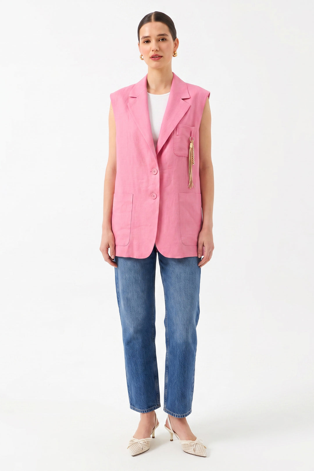 1YA2CK0079 - 305 CEKET PEMBE