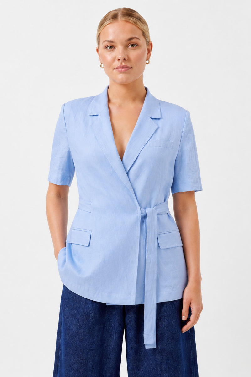 Oversize Uzun Kollu Ceket MAVİ