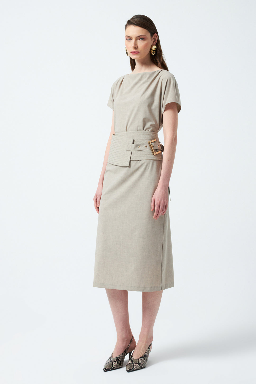 1YA2EL0068 - 117 ELBİSE BEJ