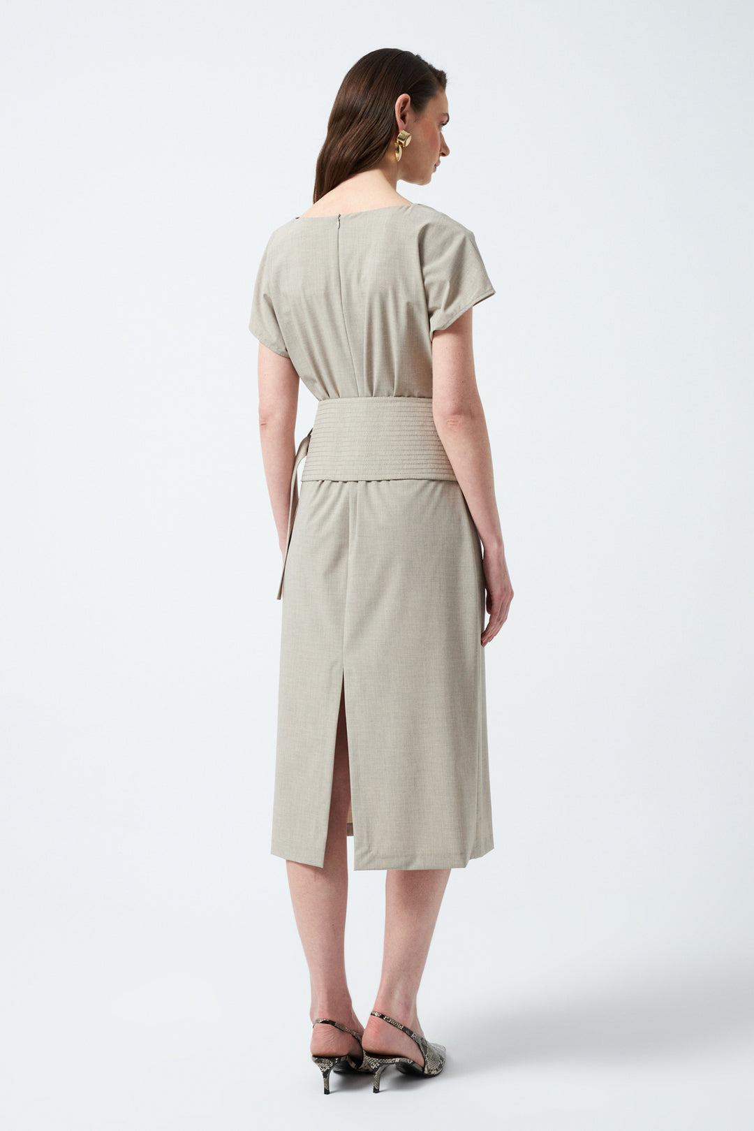 1YA2EL0068 - 117 ELBİSE BEJ