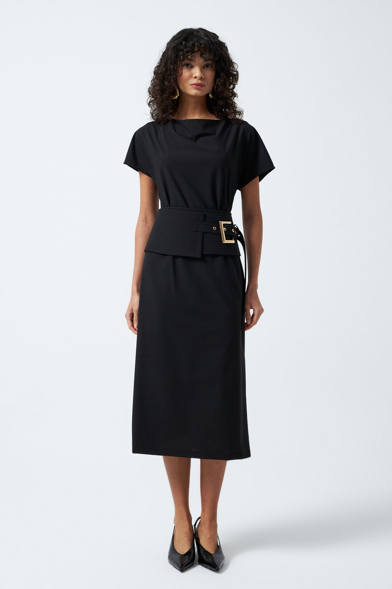 1YA2EL0068 - 117 ELBİSE SİYAH