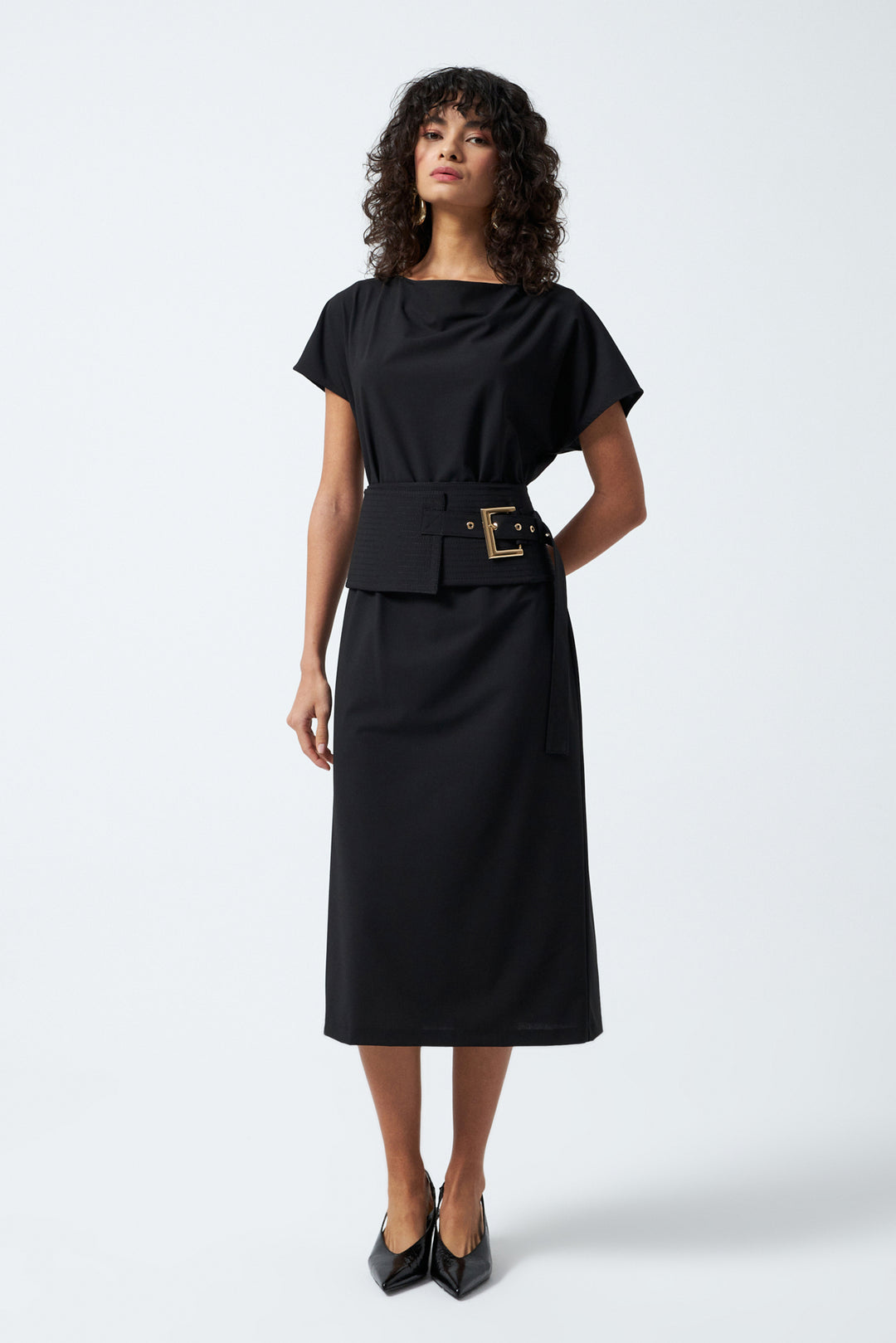 1YA2EL0068 - 117 ELBİSE SİYAH