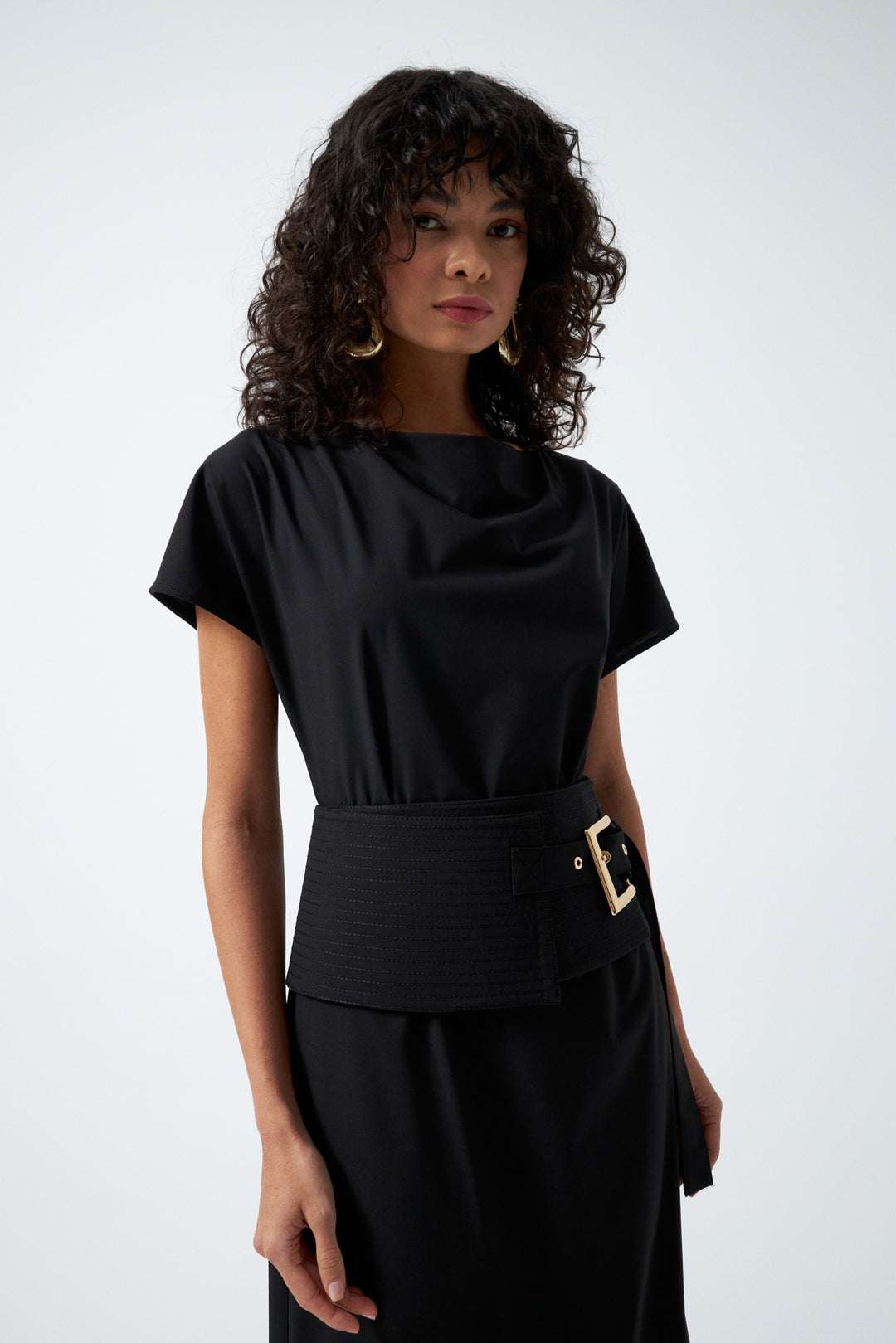 1YA2EL0068 - 117 ELBİSE SİYAH