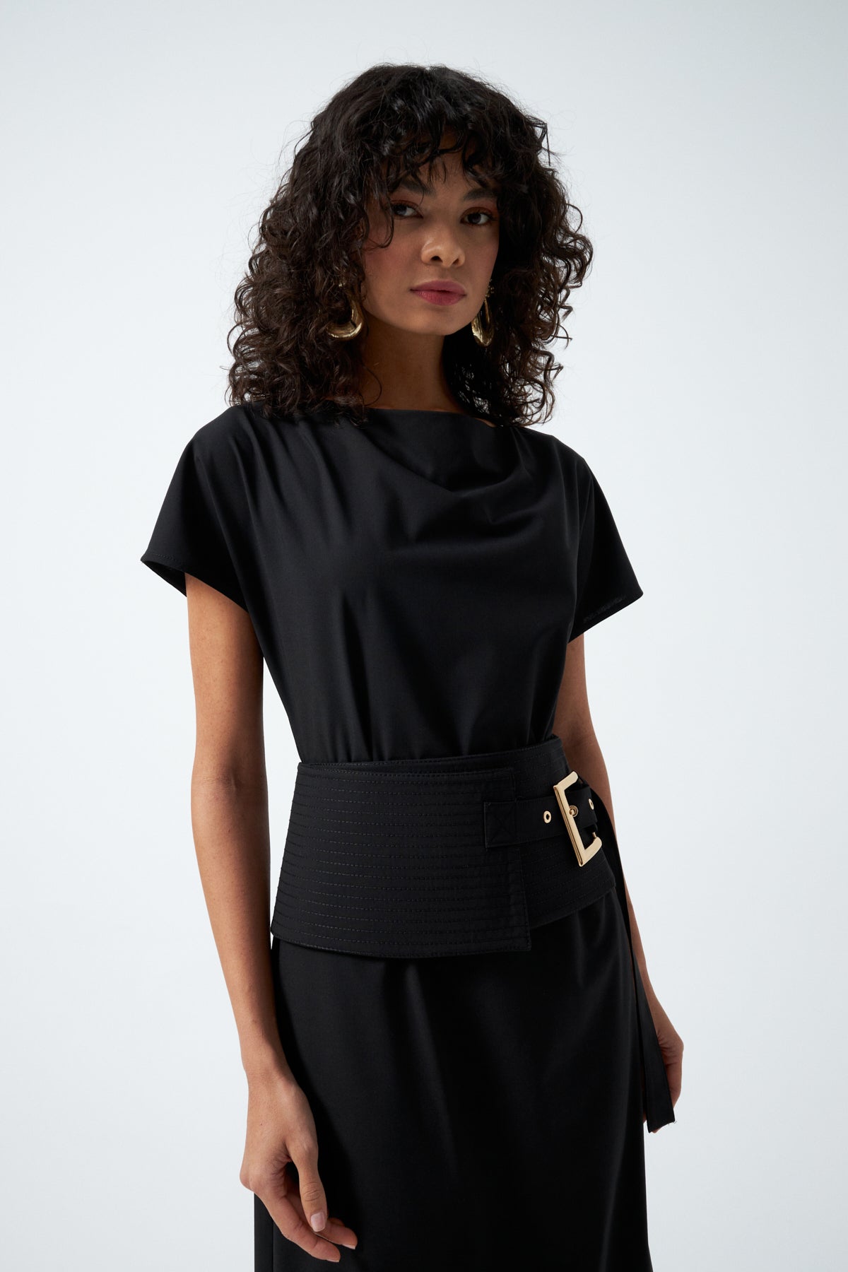 1YA2EL0068 - 117 ELBİSE SİYAH