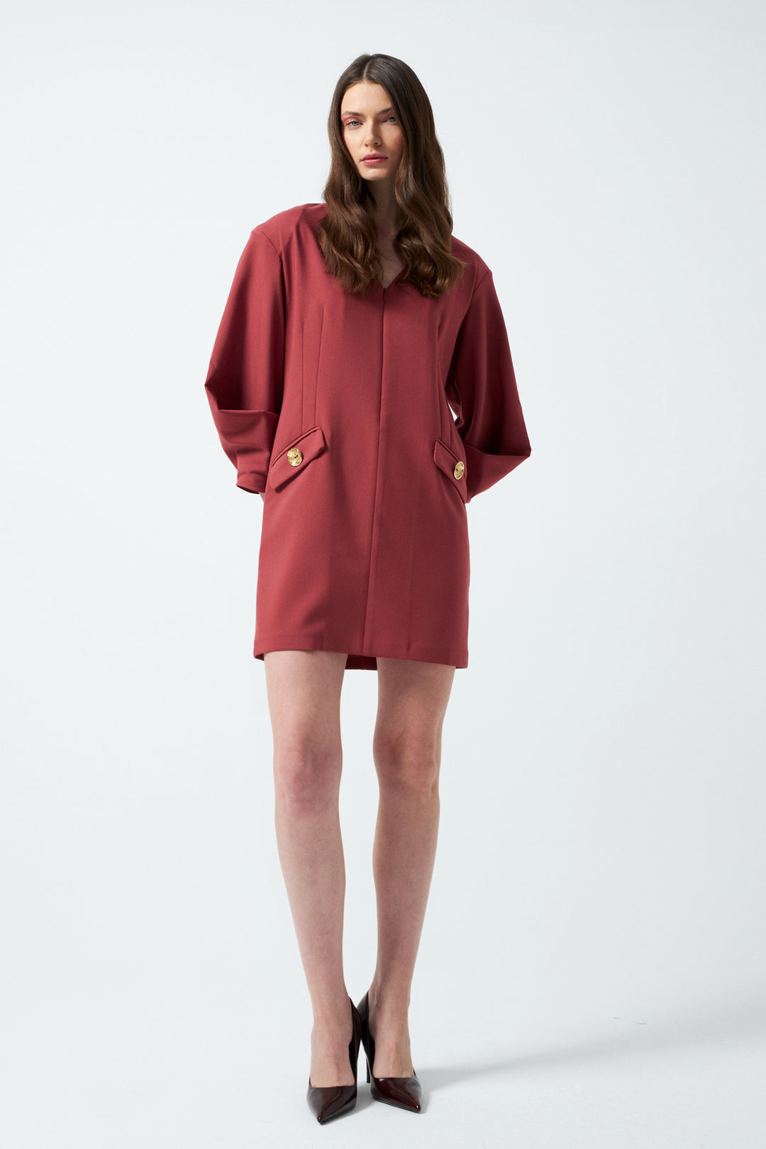 1YA2EL0071 - 318 ELBİSE GÜL KURUSU