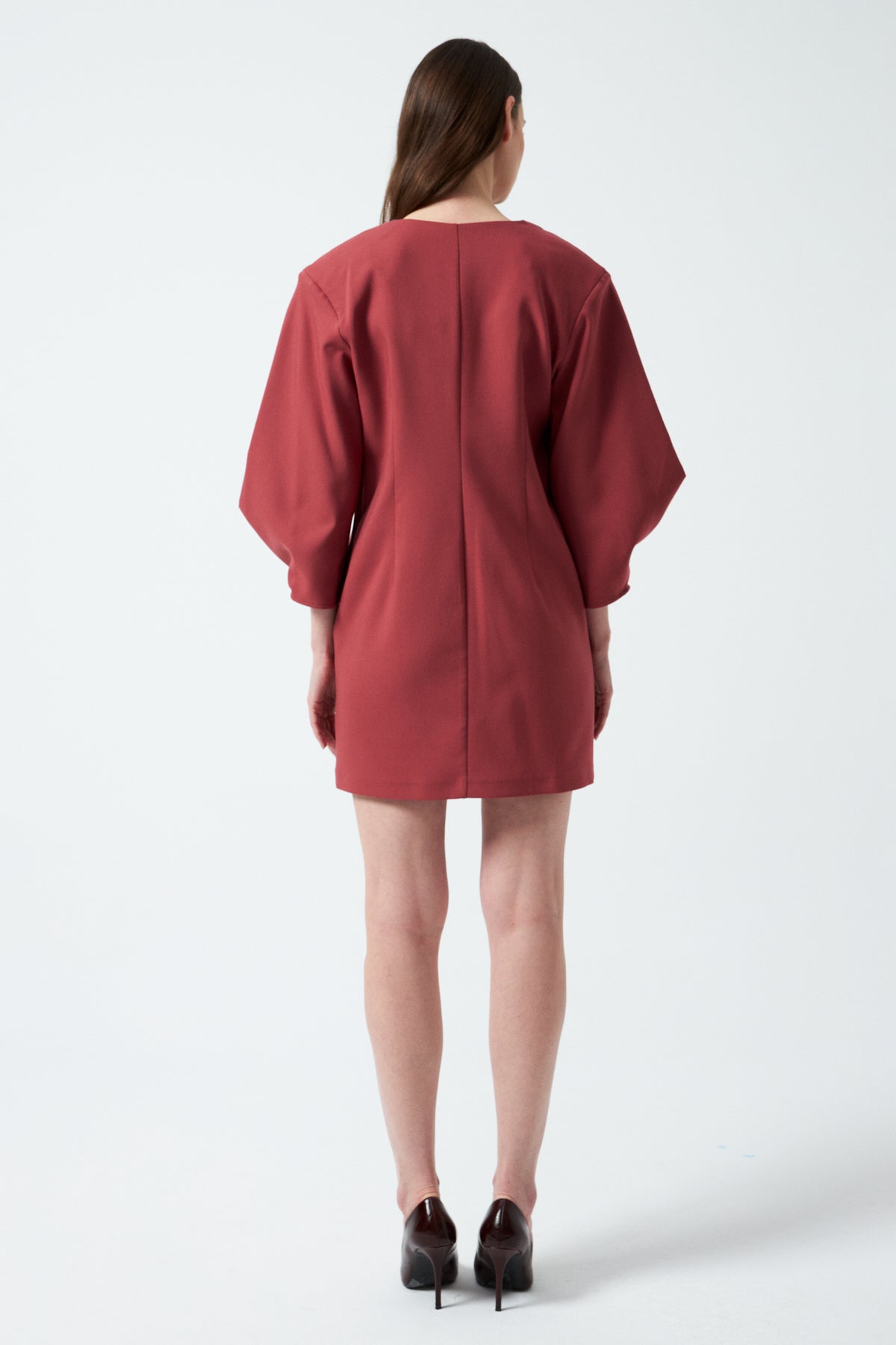 1YA2EL0071 - 318 ELBİSE GÜL KURUSU