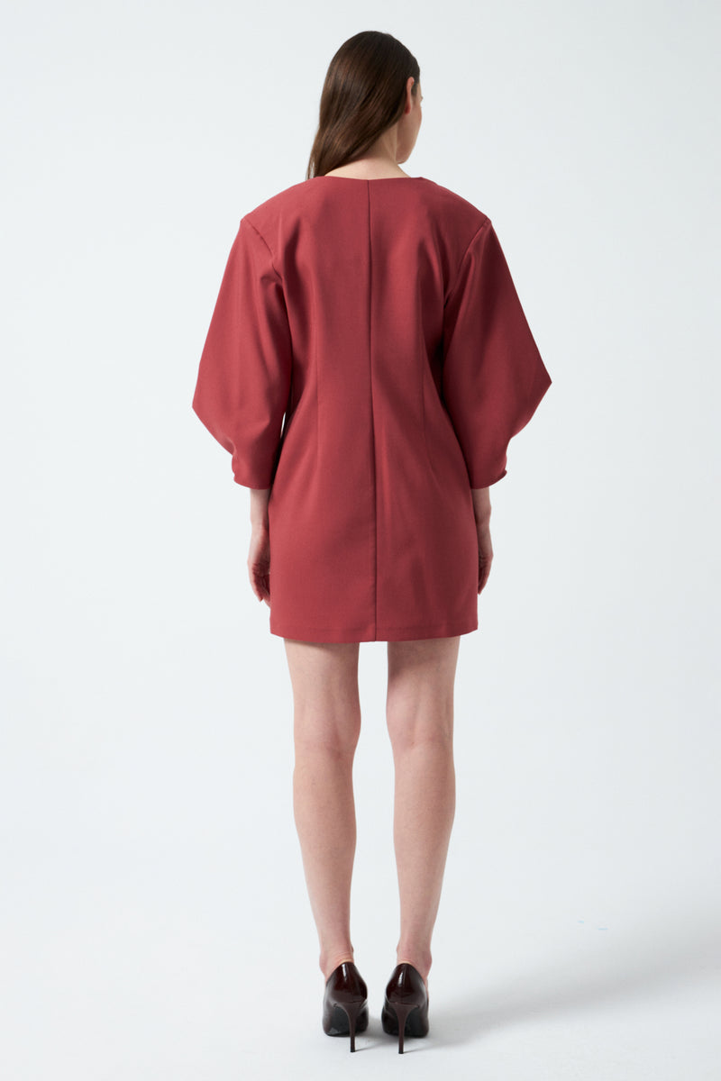 1YA2EL0071 - 318 ELBİSE GÜL KURUSU