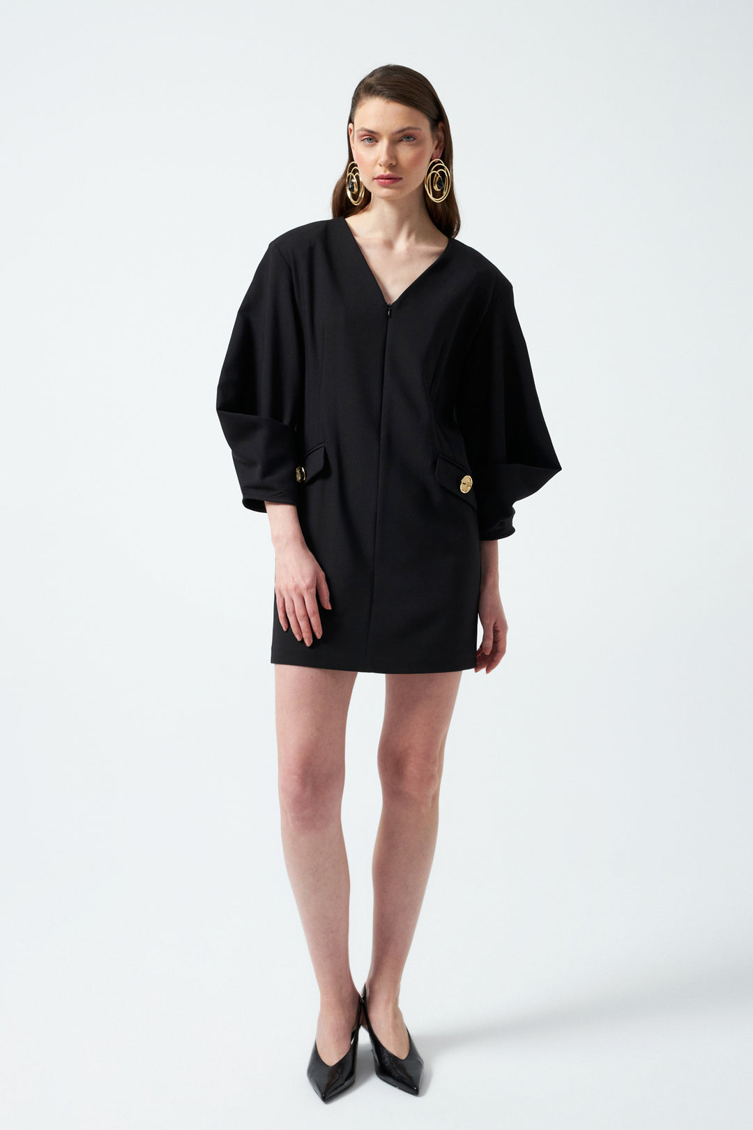 1YA2EL0071 - 318 ELBİSE SİYAH