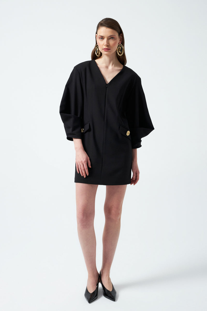 1YA2EL0071 - 318 ELBİSE SİYAH