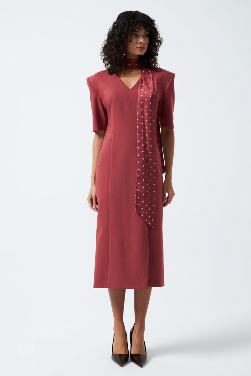 1YA2EL0072 - 318 ELBİSE GÜL KURUSU