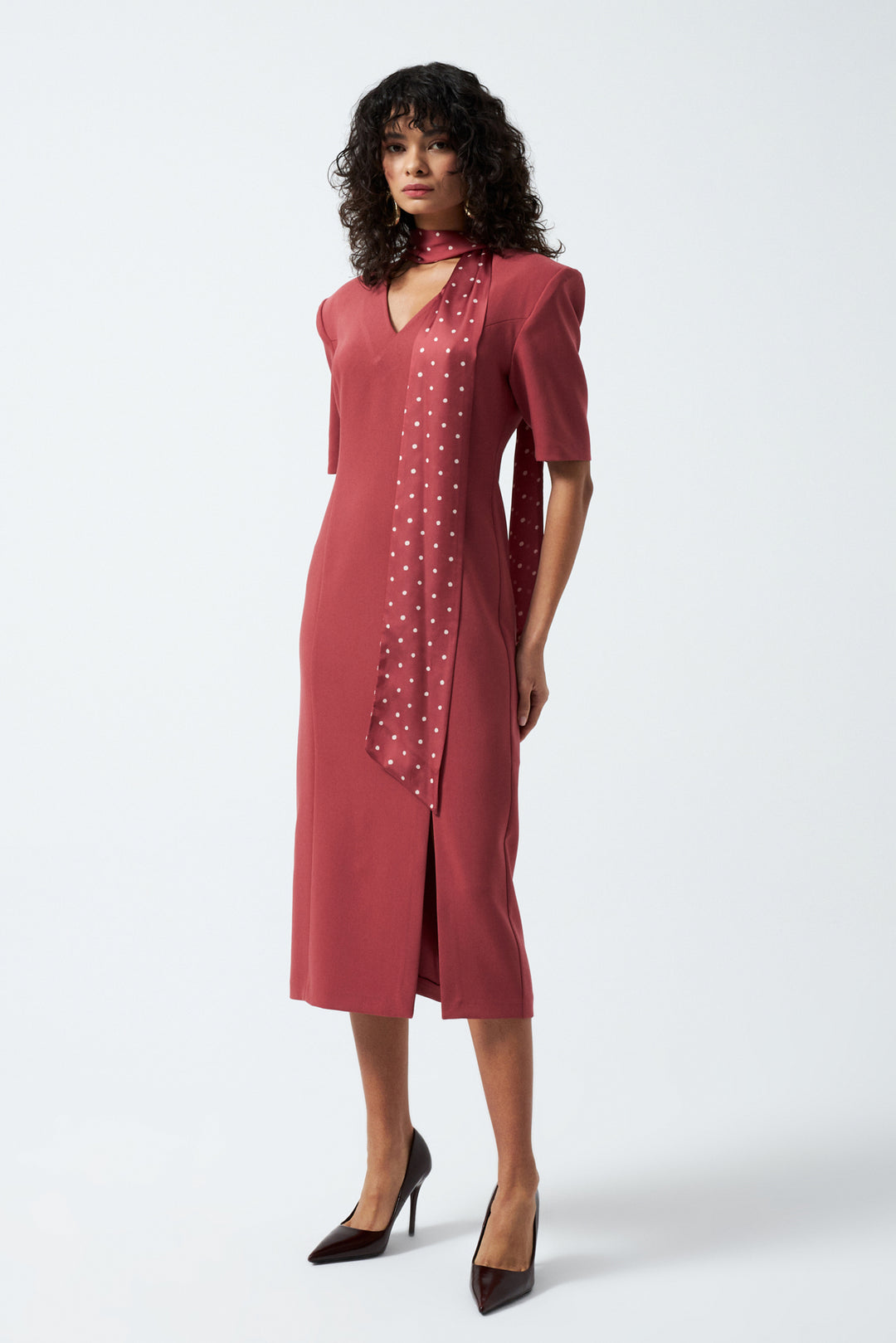 1YA2EL0072 - 318 ELBİSE GÜL KURUSU