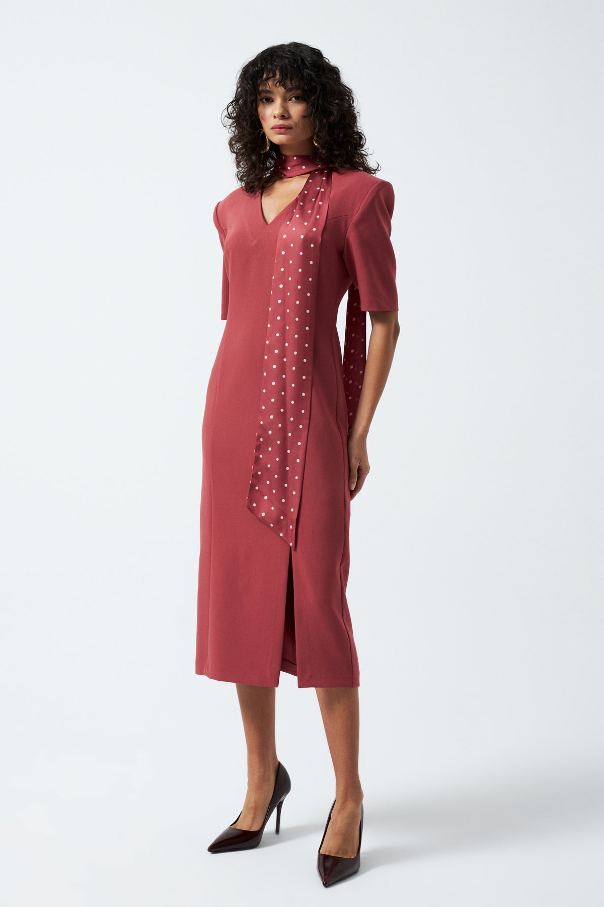 1YA2EL0072 - 318 ELBİSE GÜL KURUSU