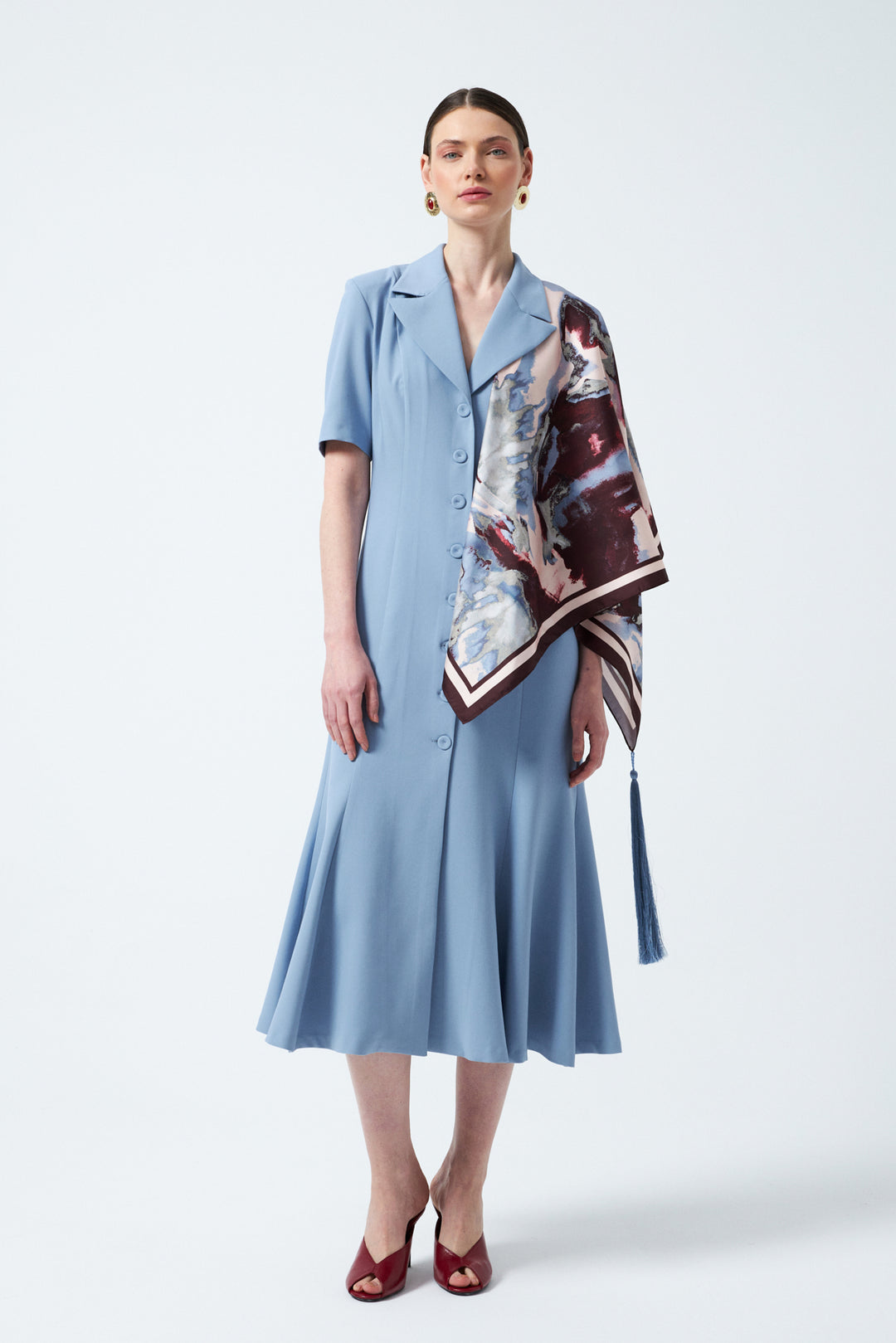 1YA2EL0077 - 318 ELBİSE MAVİ