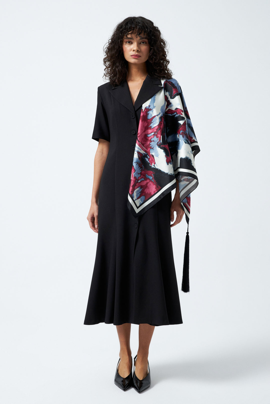 1YA2EL0077 - 318 ELBİSE SİYAH