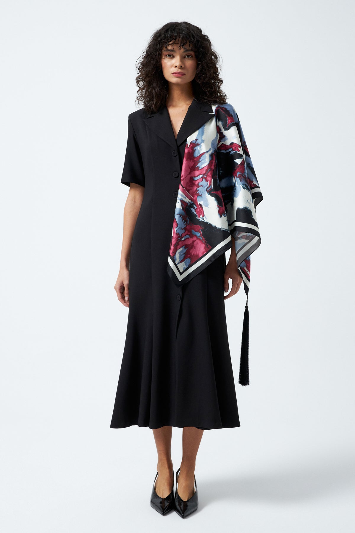 1YA2EL0077 - 318 ELBİSE SİYAH