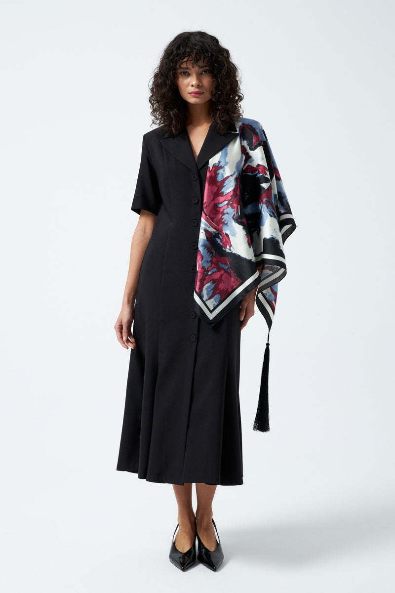 1YA2EL0077 - 318 ELBİSE SİYAH