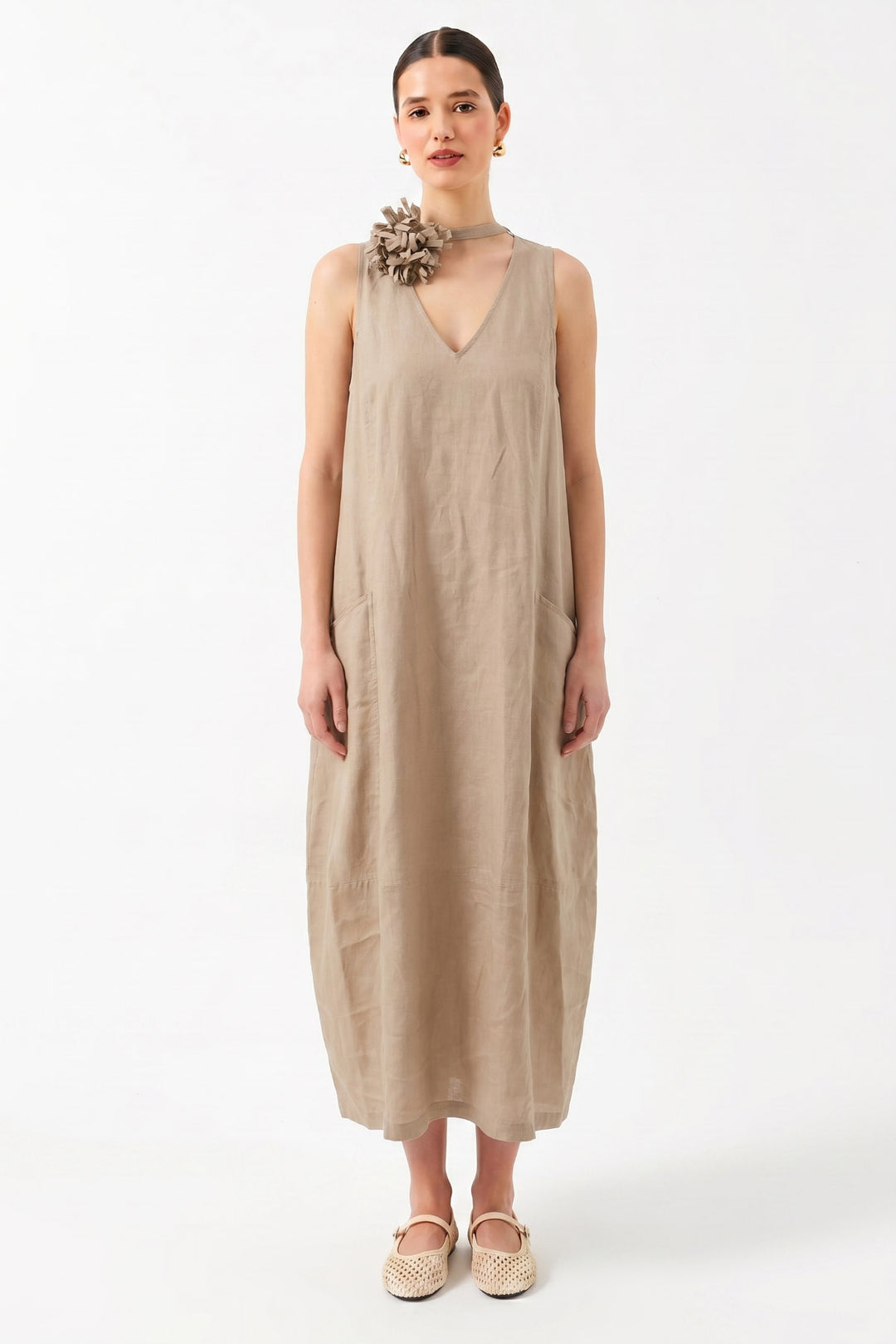 1YA2EL0149 - 305 ELBİSE BEJ
