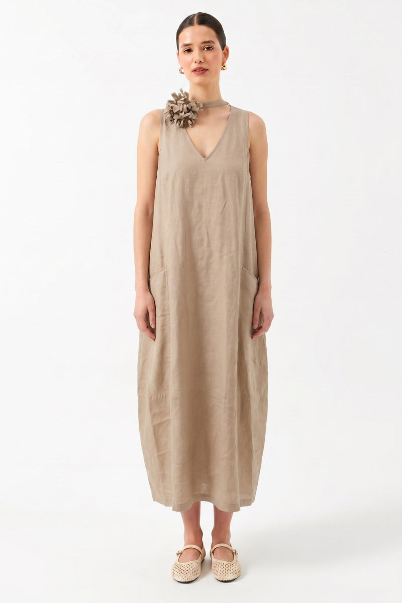 1YA2EL0149 - 305 ELBİSE BEJ