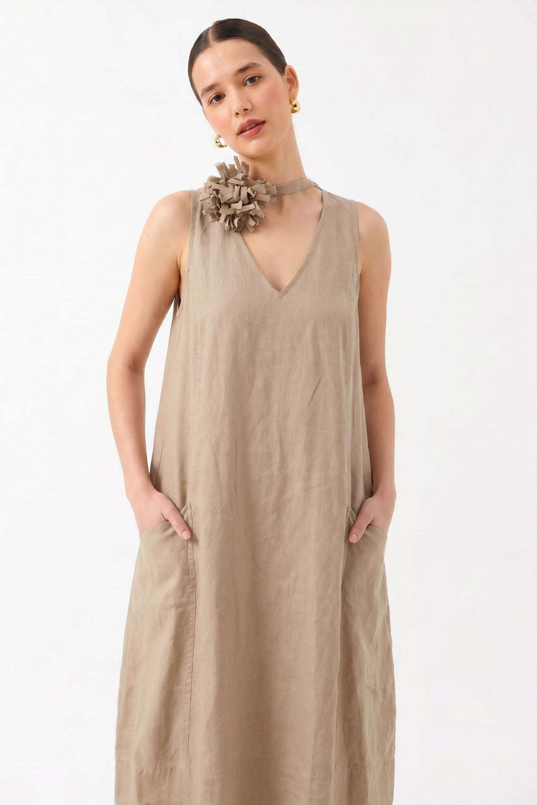 1YA2EL0149 - 305 ELBİSE BEJ