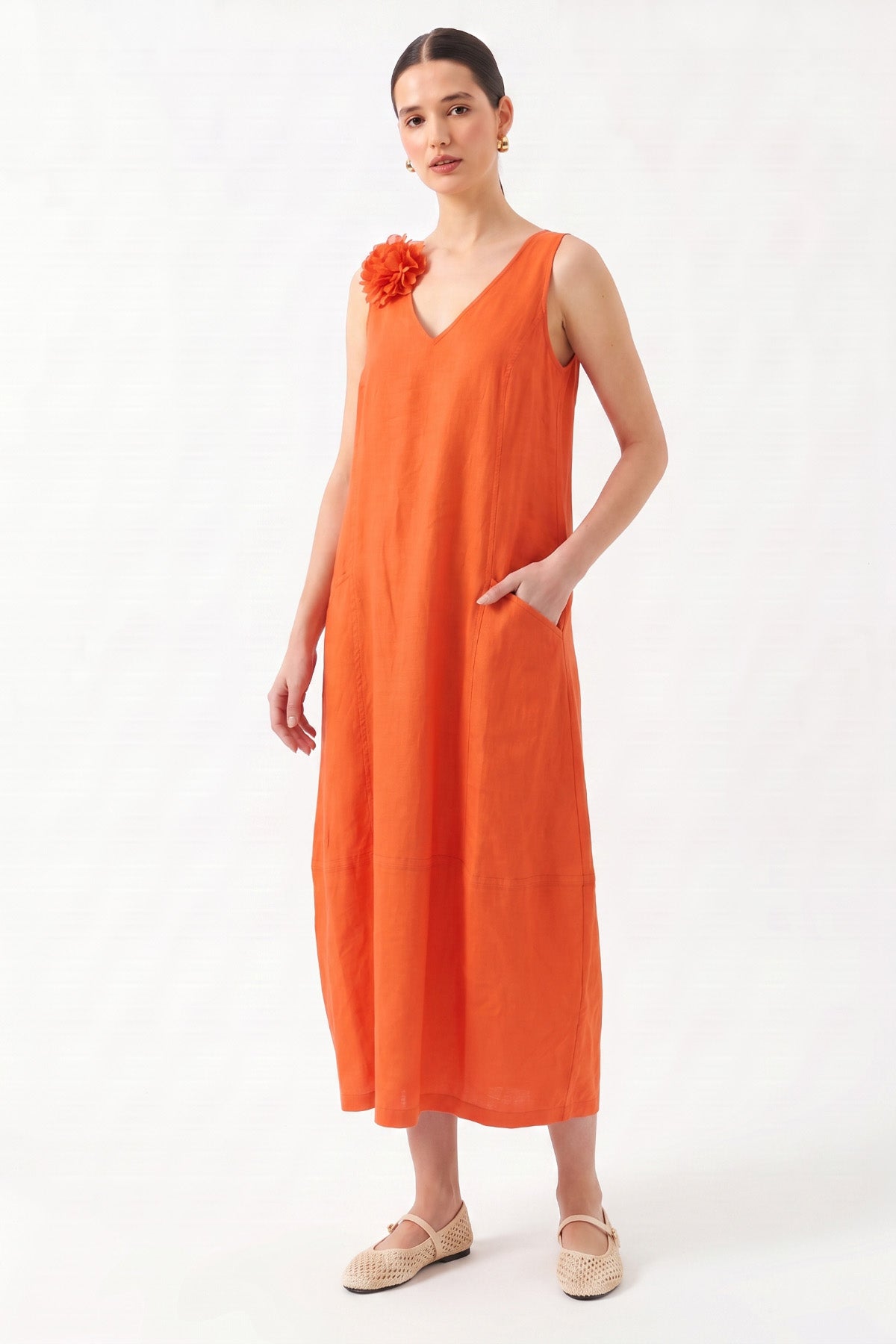 1YA2EL0149 - 305 ELBİSE CORAL