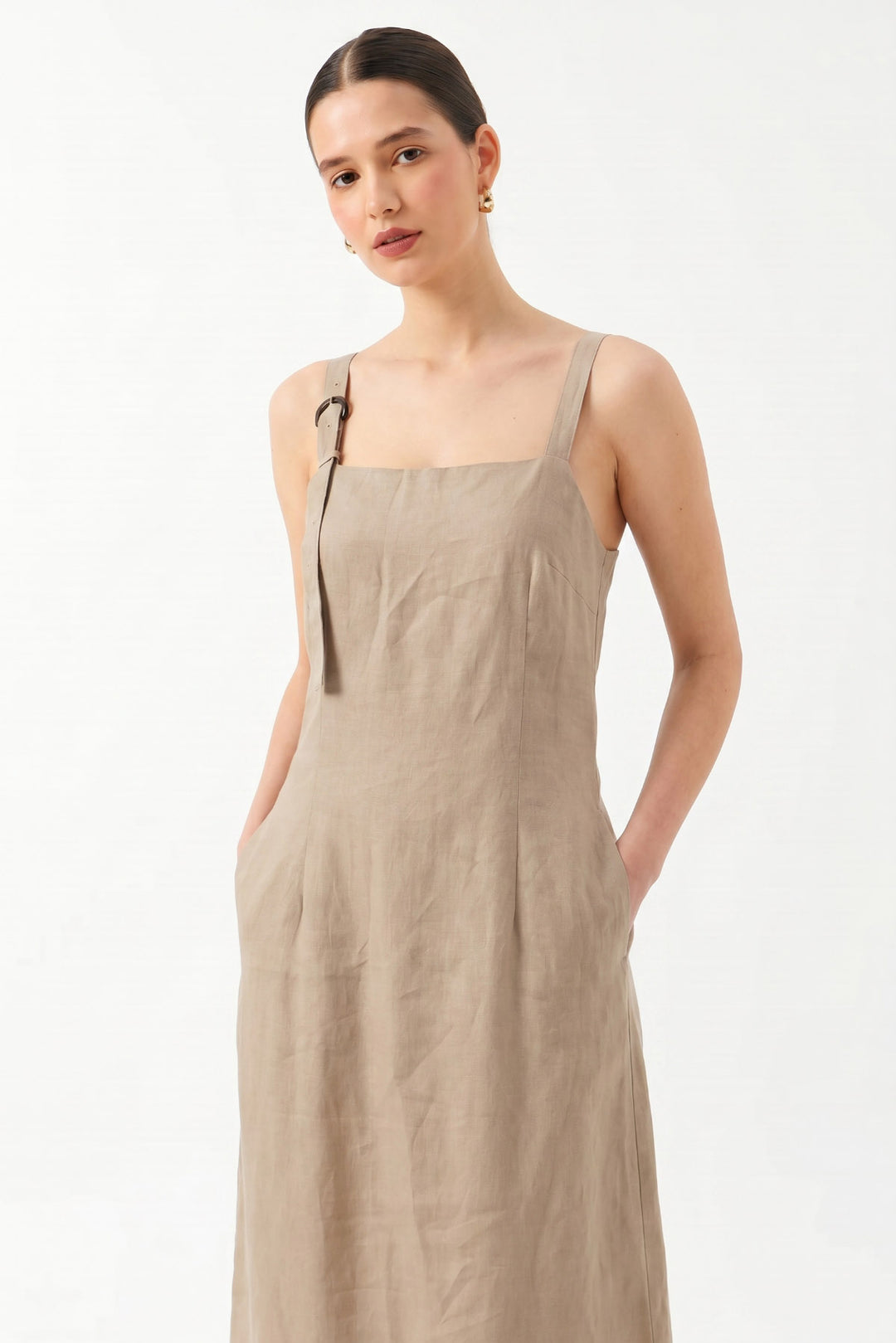 1YA2EL0154 - 305 ELBİSE BEJ