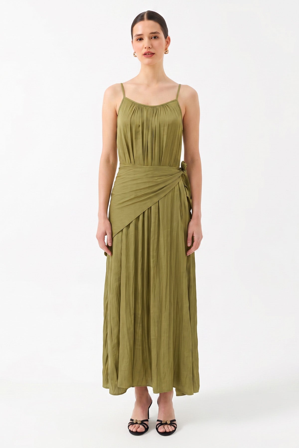 1YA2EL0157 - 321 ELBİSE OLIVE
