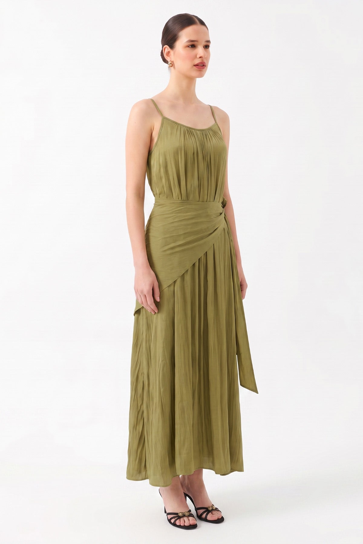 1YA2EL0157 - 321 ELBİSE OLIVE