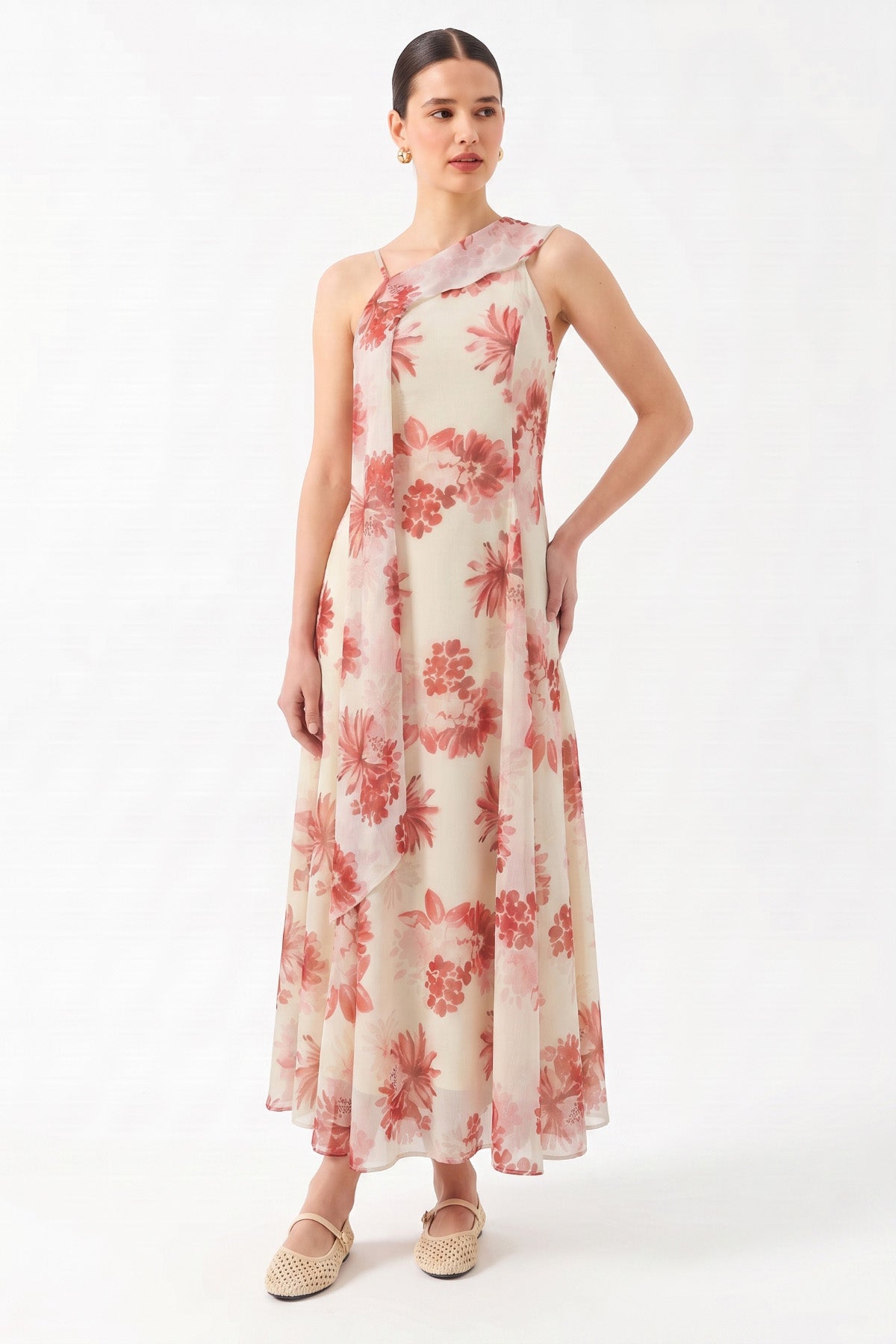 1YA2EL0185 - 443 ELBİSE CORAL
