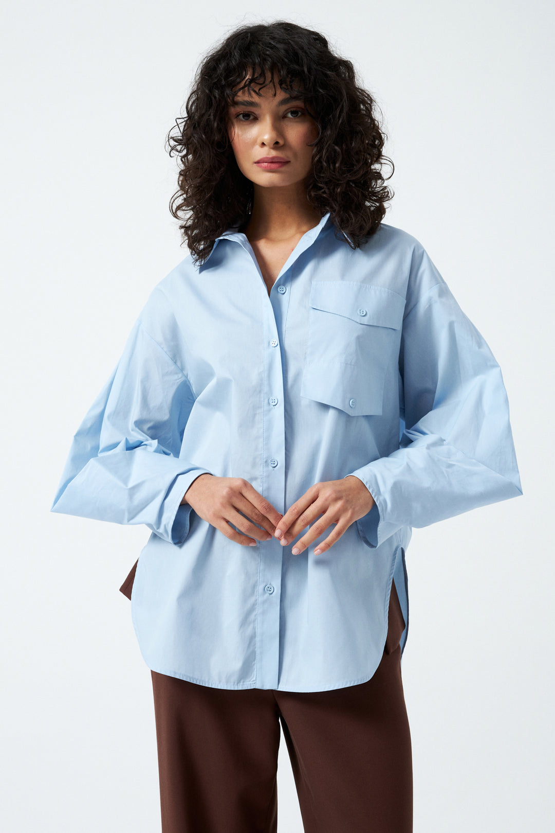 1YA2GM0038 - 334 GÖMLEK MAVİ