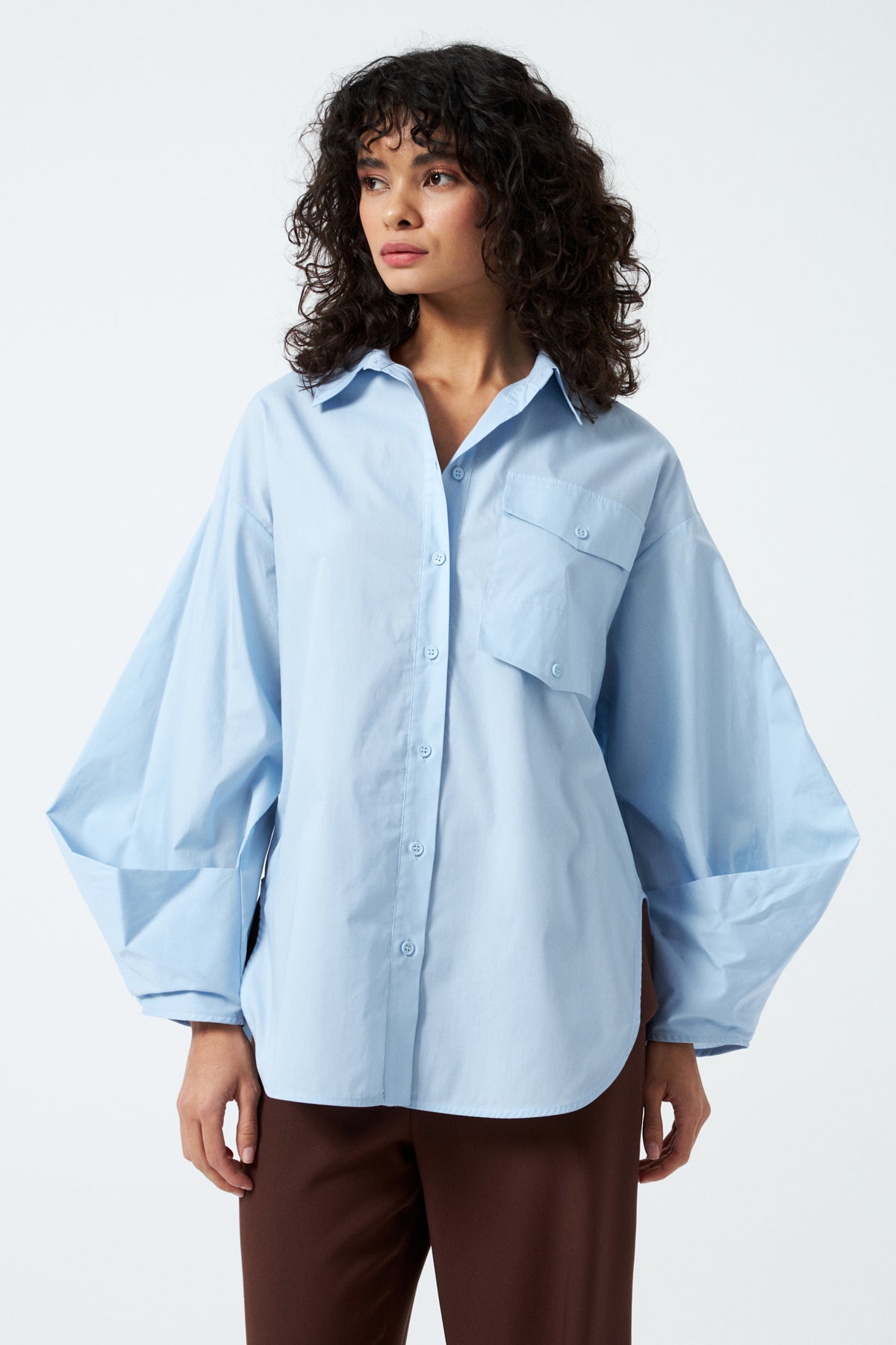 1YA2GM0038 - 334 GÖMLEK MAVİ