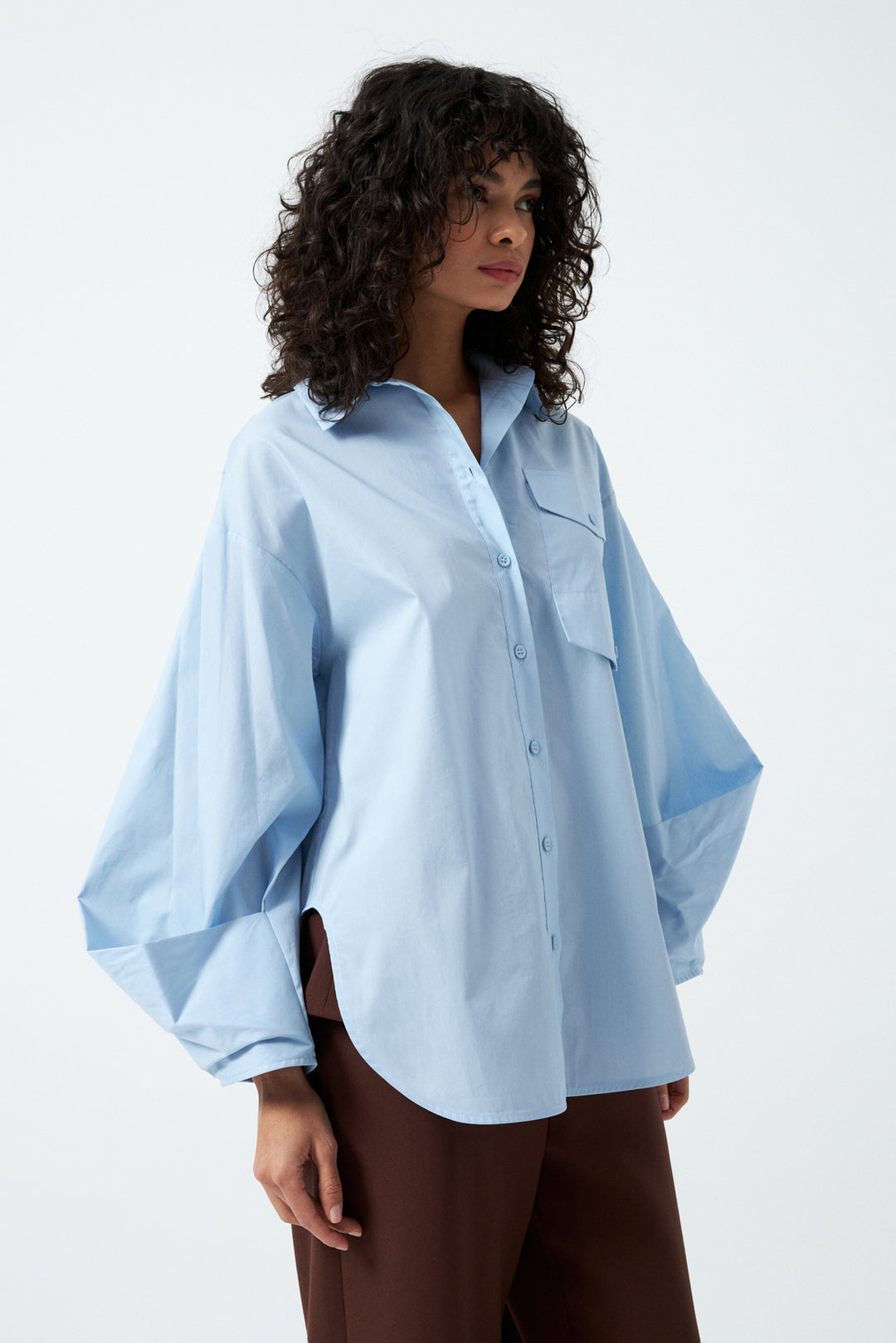 1YA2GM0038 - 334 GÖMLEK MAVİ