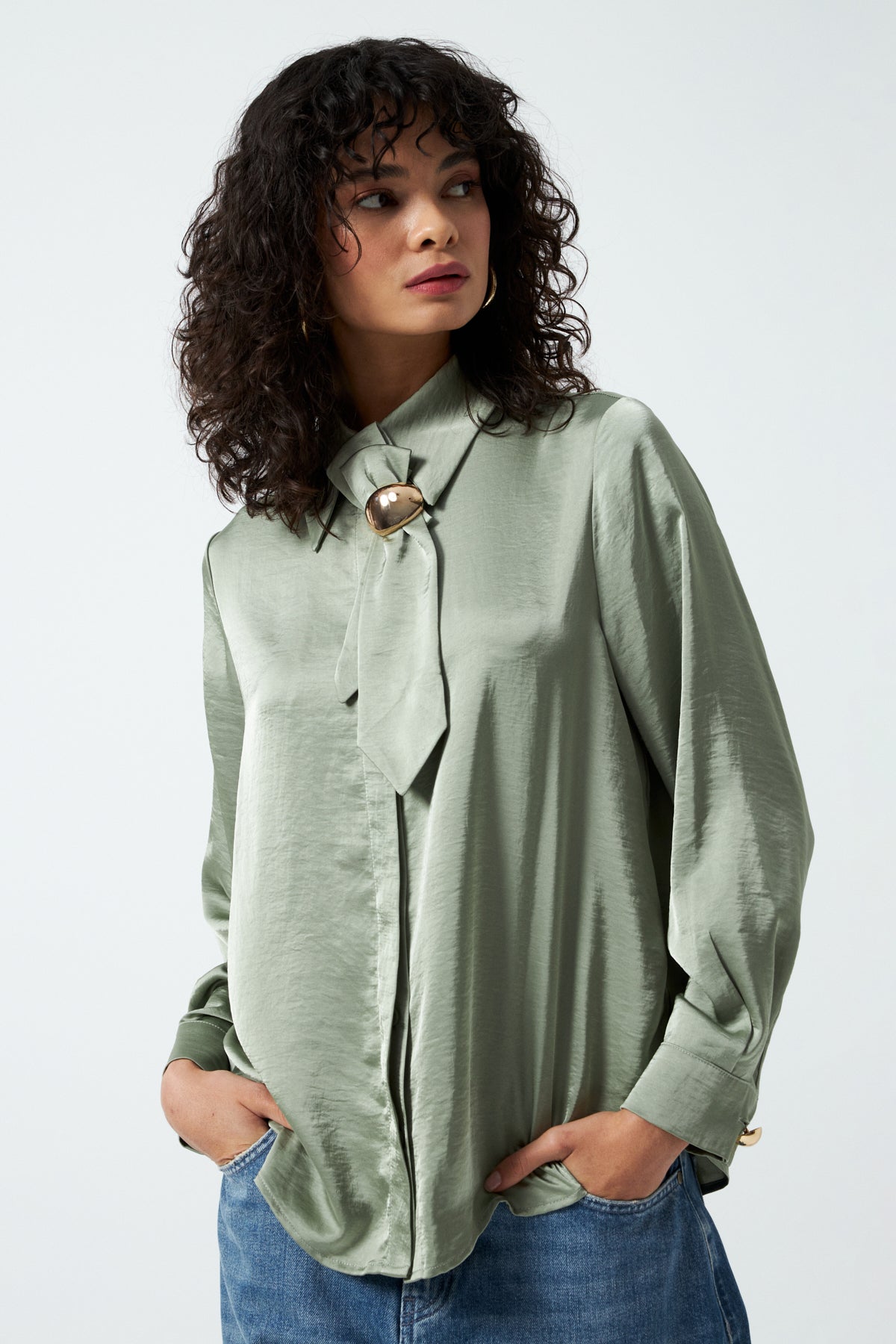 1YA2GM0041 - 56 GÖMLEK MİNT