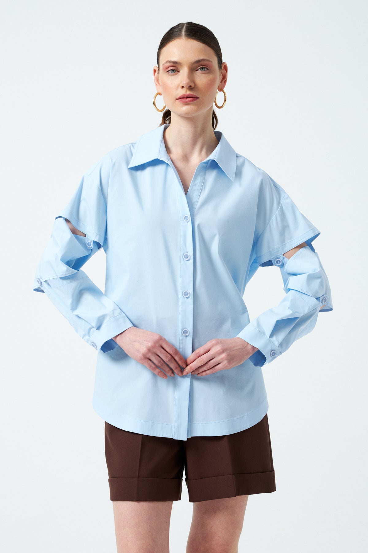 1YA2GM0043 - 157 GÖMLEK MAVİ