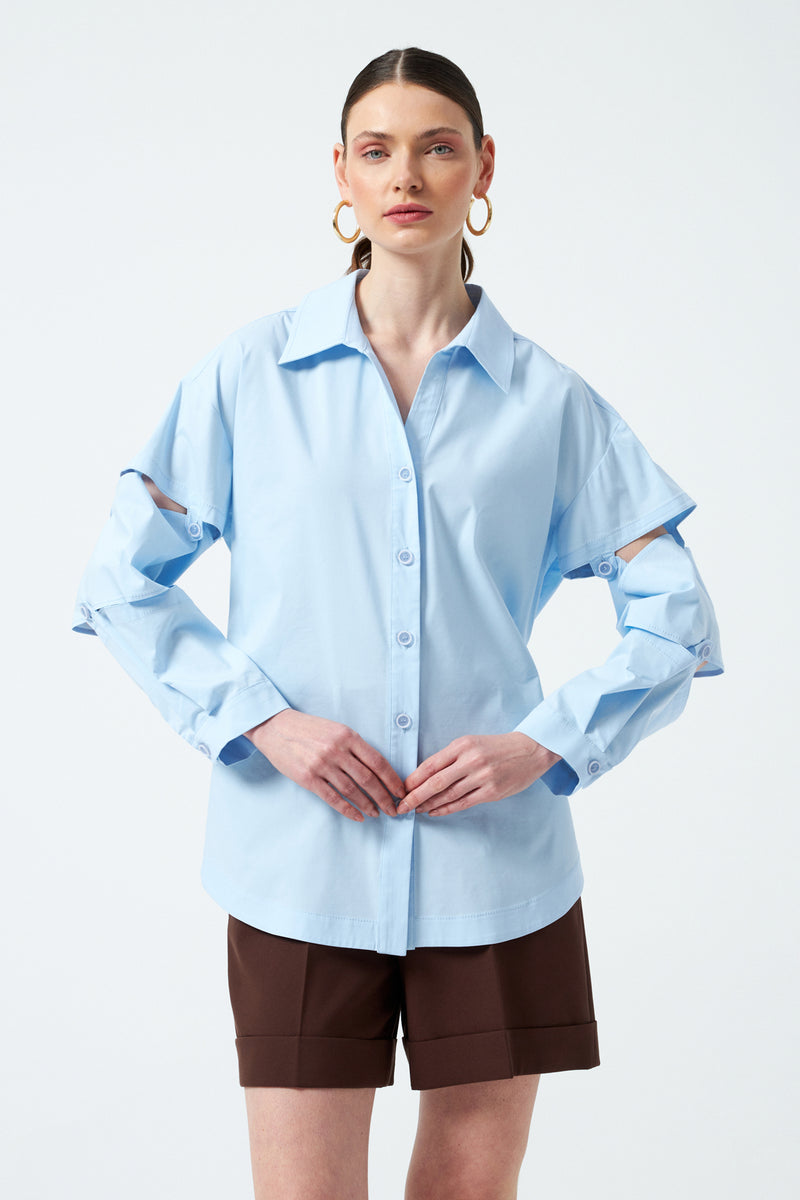 1YA2GM0043 - 157 GÖMLEK MAVİ