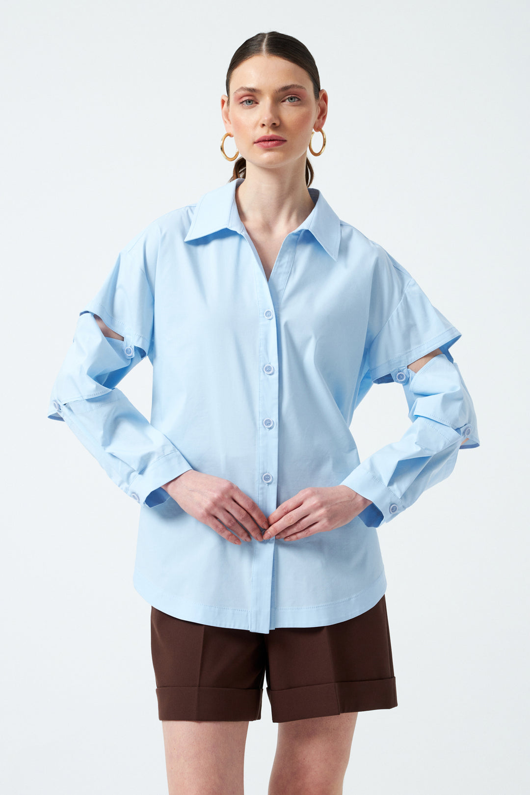 1YA2GM0043 - 157 GÖMLEK MAVİ