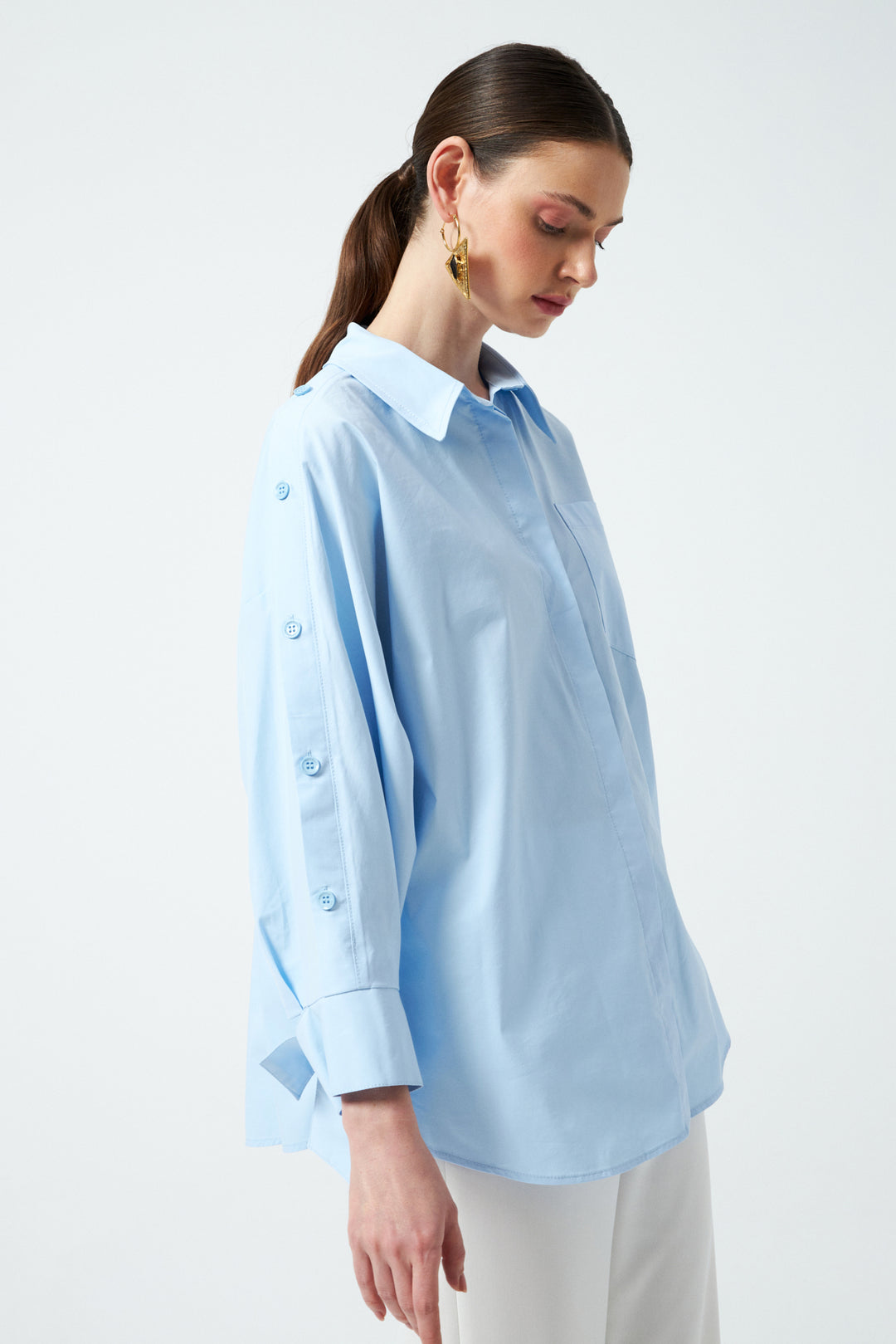 1YA2GM0044 - 157 GÖMLEK MAVİ